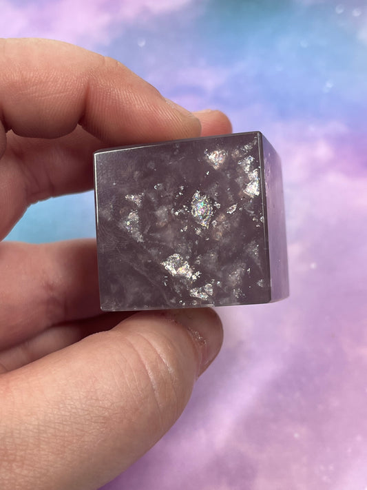 Mica Fluorite Cubes