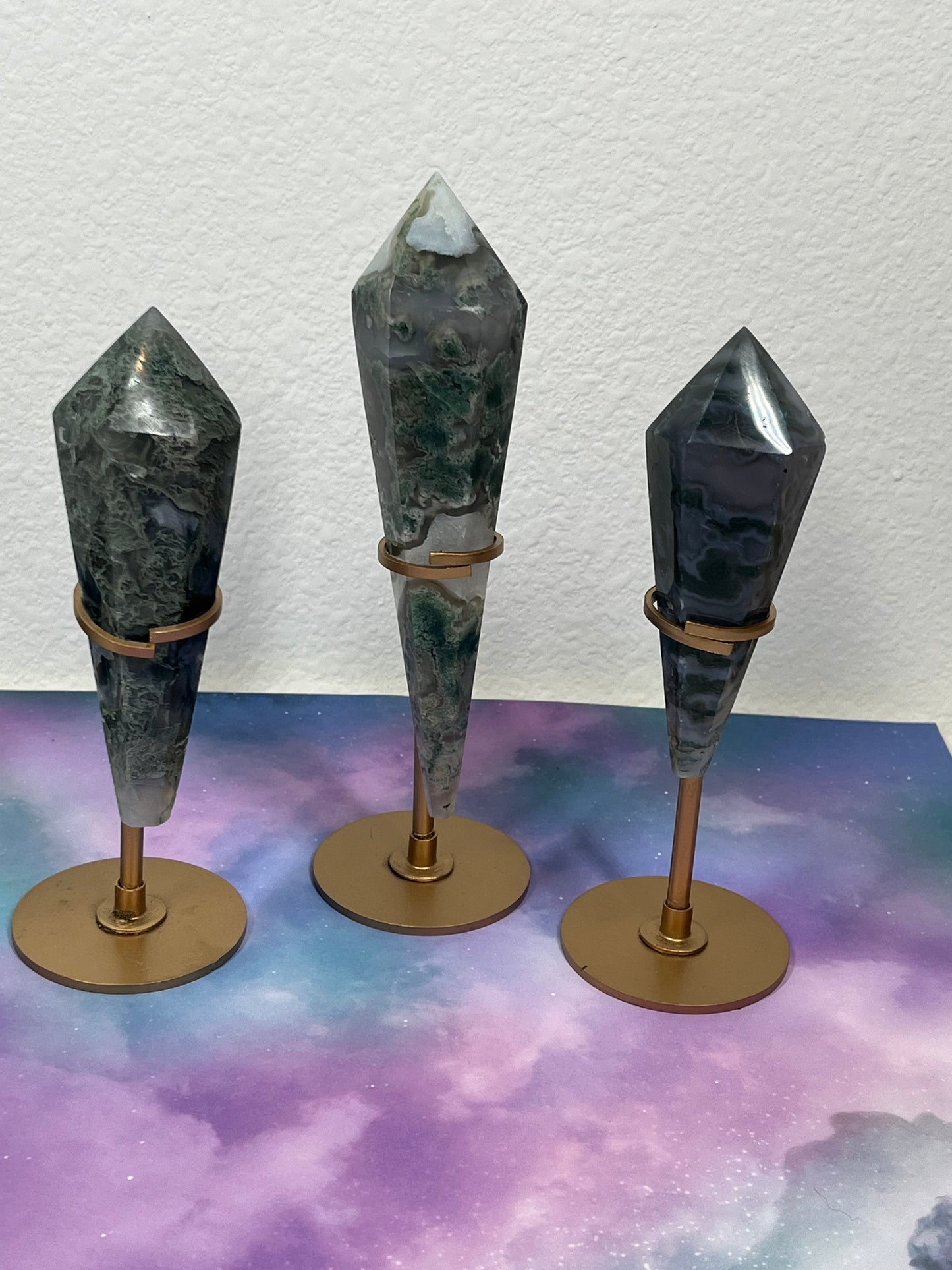 Moss Agate Wands